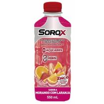 Sorox Morango Com Laranja 550ml Bebida Isotonica