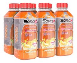Sorox Tangerina Hidratante Zero Açúcar 8 Ions 550Ml Pack C/6