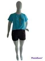 Sorte en crepe demalha tamanho GG