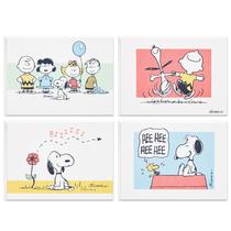 Sortimento de cartões em branco Hallmark Peanuts 70º aniversário