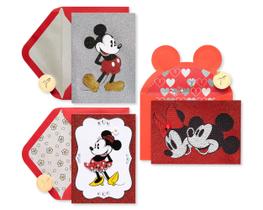Sortimento de cartões em branco Papyrus Disney Mickey Minnie 3-Count