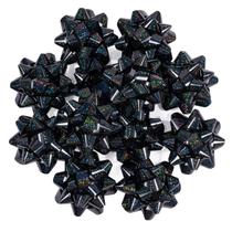 Sortimento de laços de presente WRAPAHOLIC Metallic Black 10 cm (12 laços)