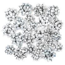 Sortimento de laços de presente WRAPAHOLIC Silver (24 laços) para eventos Sortimento de laços de presente WRAPAHOLIC Silver (24 laços) para eventos