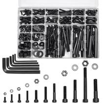 Sortimento de parafusos Xrfoiniu 434PCS M5 M6 M8 M10 M12 12.9 Grau Sortimento de parafusos Xrfoiniu 434PCS M5 M6 M8 M10 M12 12.9 Grau