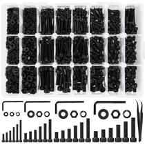 Sortimento de porcas e parafusos K Kwokker 1574 unidades de liga M2-M5 12,9