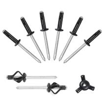 Sortimento de rebites ALLCLEAN, dobrável em três partes, 4,8 mm x 16 mm - 60 unidades Sortimento de rebites ALLCLEAN, dobrável em três partes, 4,8 mm x 16 mm - 60 unidades