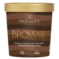 Sorv brownie pote 490ml bacio di latte