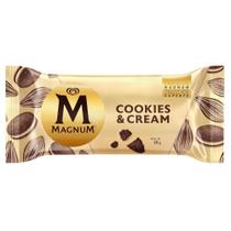 Sorvete Magnum Cookies Cream Kibon 77g Sorvete Magnum Cookies Cream Kibon 77g