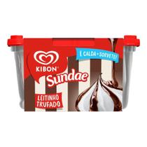 Sorvete Sundae Leite 1,4L Kibon Sorvete Sundae Leite 1,4L Kibon