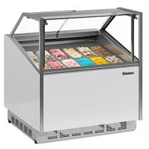 Sorveteira/Expositor de Gelato 12 cubas 5L GESG-12 BR Branca Gelopar -10C a -20C Degelo Automático