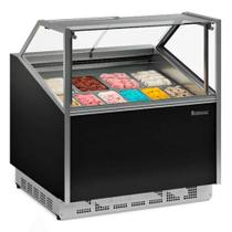 Sorveteira/Expositor de Gelato 12 cubas 5L GESG-12 PR Preta Gelopar -10C a -20C Iluminação LED + Rodízios e Degelo Automático Sorveteira/Expositor de Gelato 12 cubas 5L GESG-12 PR Preta Gelopar -10C a -20C Iluminação LED + Rodízios e Degelo Automático