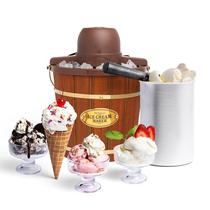 Sorveteira Nostalgia Electric Old Fashioned 4L - Madeira Escuro