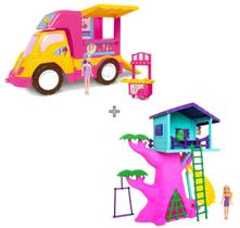 Sorveteria da Judy carro Food Truck + Judy Casa na Arvore - Samba Toys
