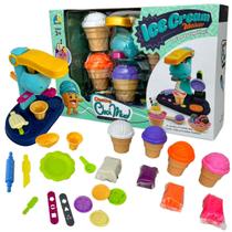 Sorveteria de Massinha de Modelar Máquina Brinquedo Infantil - Dony Toys