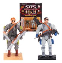 Sos Commandos Bonecos Willie x Mattone Articulado Gulliver Sos Commandos Bonecos Willie x Mattone Articulado Gulliver