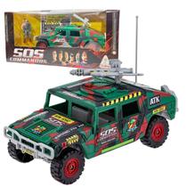 Sos Commandos Veículo Jipe Net Ataque Terrestre Terror Gulliver Brinquedos