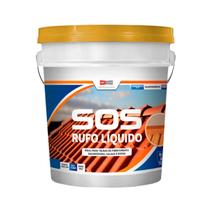 Sos Telhas Elastment Rufo Líquido Furo Trinca 3,6kg Branca