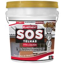 Sos Telhas Fita Líquida Furos Trincas Fissuras Drylevis 3,6kg