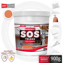 SOS Telhas Fita Líquida para Telhados 900g Cerâmica Telha - Elastment