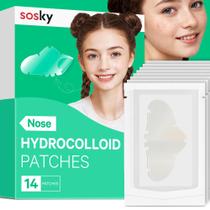 Sosky Patches Hidrocoloides para o Nariz 14 Unidades Tratamento para Acne Sosky Patches Hidrocoloides para o Nariz 14 Unidades Tratamento para Acne