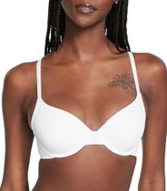 Sostén Victoria's Secret de camiseta con copa demi, ligeramente acolchado, blanco 32DDD