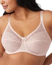 Sostén Wacoal Talla Grande Retro Chic con Varilla 34D Rosa Polvo
