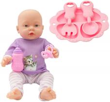 SOTOGO 34 Peças Baby Doll Care Set Boneca Alimentação e Mudança de Acessórios Definir Acessórios de Boneca bebê em saco, sem boneca