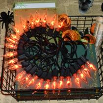 SOTOPOO Halloween Flame String Lights 8,5 m 120 V para ambientes internos e externos SOTOPOO Halloween Flame String Lights 8,5 m 120 V para ambientes internos e externos
