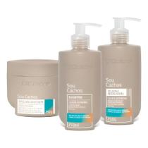 Sou Cachos Shampoo + Máscara + Gelatina Modeladora Dicolore