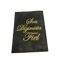 Sou Dizimista Fiel TNT Saquitel Preto - 50 Unidades para Campanhas Evangelicas