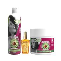 Soul Power Abacate Proteinado Sh 315ml + Masc 400ml + BC Óleo 40ml