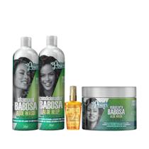 Soul Power Babosa Sh 315ml + Cond 315ml + Masc 400ml + BC Óleo 40ml Soul Power Babosa Sh 315ml + Cond 315ml + Masc 400ml + BC Óleo 40ml