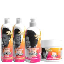 Soul Power Bomb Crescimento Sh 315ml + Cond 315ml + Masc 400ml + Cpp 500ml