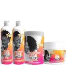 Soul Power Bomb Crescimento Sh 315ml + Cond 315ml + Masc 400ml + Cpp 800ml