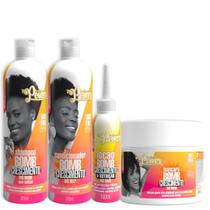 Soul Power Bomb Crescimento Sh 315ml + Cond 315ml + Masc 400ml + Loção 100ml Soul Power Bomb Crescimento Sh 315ml + Cond 315ml + Masc 400ml + Loção 100ml