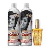 Soul Power Coco e Cacau Sh 315ml + Cond 315ml + BC Óleo 40ml