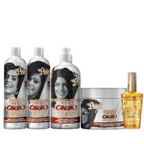 Soul Power Coco e Cacau Sh 315ml + Cond 315ml + Masc 400ml + Cpp 500ml + BC Óleo 40ml