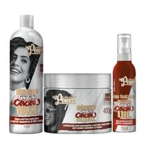 Soul Power Coco e Cacau Sh 315ml + Masc 400ml + Óleo 100ml
