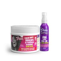 Soul Power Color Curls Masc 400ml + Text Óleo 100ml Soul Power Color Curls Masc 400ml + Text Óleo 100ml