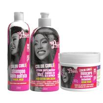 Soul Power Color Curls Sh 315ml + Masc 400ml + Cpp 500ml Soul Power Color Curls Sh 315ml + Masc 400ml + Cpp 500ml