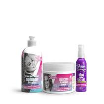 Soul Power Curly Styling Cpp 500ml + Masc Booster 400ml + Text Óleo 100ml Soul Power Curly Styling Cpp 500ml + Masc Booster 400ml + Text Óleo 100ml