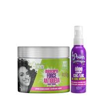 Soul Power Force Hair Antiqueda Masc 400ml + Text Óleo 100ml