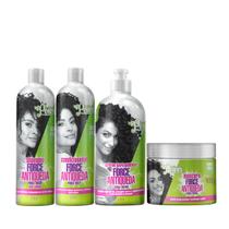 Soul Power Force Hair Antiqueda Sh 315ml + Cond 315ml + Masc 400ml + Cpp 500ml