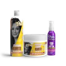 Soul Power Karite Shea Sh 315ml + Masc 400ml + Text Óleo 100ml Soul Power Karite Shea Sh 315ml + Masc 400ml + Text Óleo 100ml