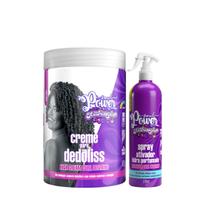 Soul Power Texturizações Curl High Dedoliss 800ml + Spray Hidra 315ml Soul Power Texturizações Curl High Dedoliss 800ml + Spray Hidra 315ml