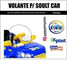 Soult Car 6v-Só o Volante Eletrônico - X-Plast