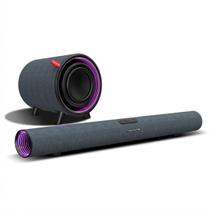 Soundbar 170W RMS 2.1 Canais Com Subwoofer 6.5 Polegadas E Bluetooth 5.3 Com Entrada Óptica Para TV E Home Theater Potente