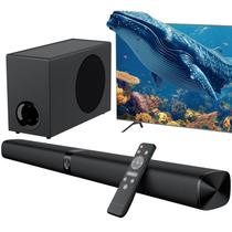 Soundbar Assistrust com subwoofer 110W para Smart TV