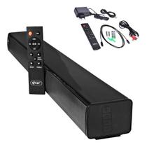 Soundbar Barra Caixa de Som Home Theater 60w rms Rádio HDMI Bluetooth Mini Plug P2 saída para fone de ouvido, RCA, Óptica Digital KP6037BH