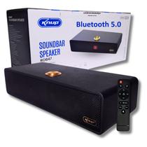 Soundbar Barra de som Bluetooth 5.2 Efeito Cinema Caixa de Som Estéreo com 60w Rms Entrada Óptica Auxiliar